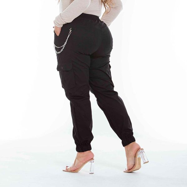 Pantalón en drill tipo cargo plus size - Image 3